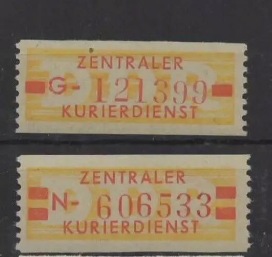 DDR Dienst ZKD Nr. 18 / 19 postfrisch