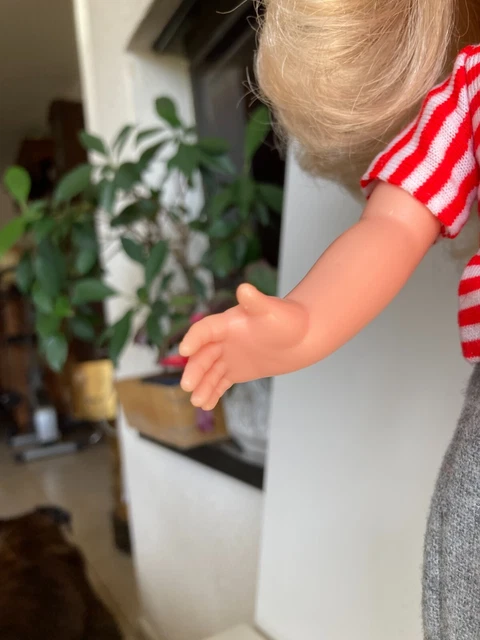 poupée mannequin vintage Famosa "Irvine" 36cm yeux marguerite soeur de Nancy 12