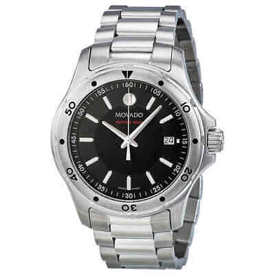 Movado Series 800 Quartz Black Dial Men's Watch 2600074