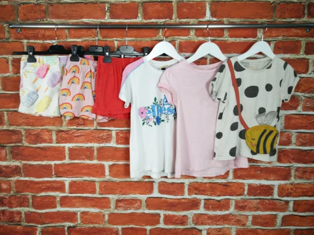 Girl Bundle Age 5-6 Years Next Ellesse Shorts T-Shirts Summer Denim Floral 116Cm
