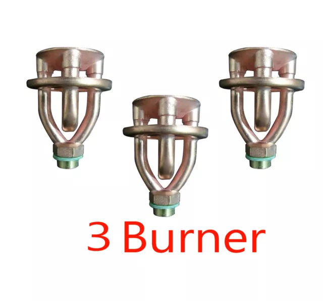 Copper Burner Size No 2 kerosene Stove Burnere For Camping Hiking burner 3 pcs