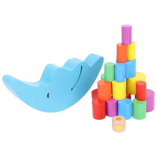 Cylinder Stacking Blocks Stackable Building Block Safe Soft Multicolored