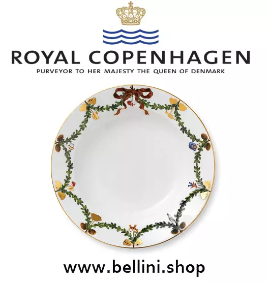 ROYAL COPENHAGEN STAR FLUTED CHRISTMAS - Piatto fondo 24 cm