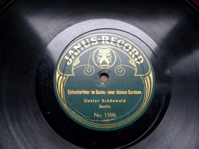 1285/MILITÄR ANSPRACHE UND HEIL DIR IM SIEGERKRANZ-Kaiserhymne-WWI Marsch- 78rpm