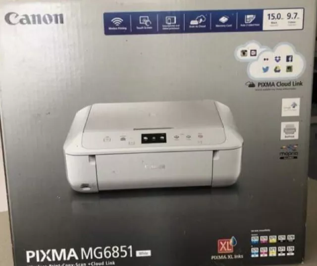 CANON PIXMA MG6851 All-in-One Wireless Inkjet Printer NEW&SEALED