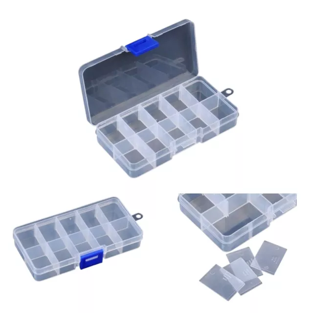 Sortierbox Mit Deckel 7 Fächer Sammelbox Aufbewahrung Kleinteile Pailetten * EBa