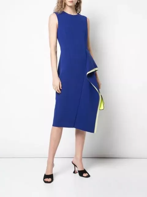 Jason Wu Collection Women’s Silk Cascade Sheath Dress Sz 2 NWT N3227 MSRP $1650 2