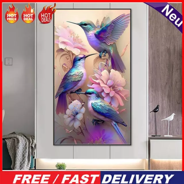 Paint By Numbers Kit On Canvas DIY Oil Art Kingfisher Picture Home Decor 40x70cm