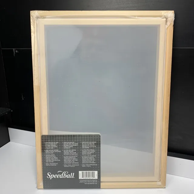 MARCO DE SERIGRAFÍA Speedball con tela (papel o textil) 10"" X 14"" - NUEVO 2