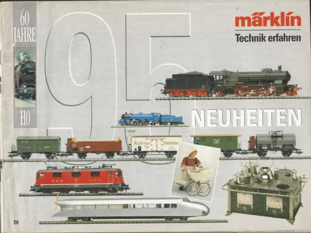 Märklin Technique Savoir, Nouveautés ´95 , Katalog 1995. Très Bien