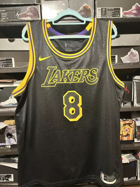 2017 Nike Kobe Bryant Black Mamba LA Lakers City Edition Jersey