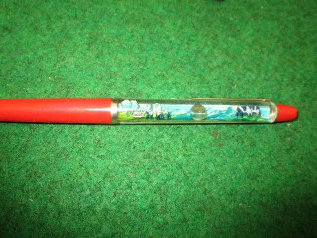 Mini stylo bille 10 x 0.6 cm en métal - vert - La Poste