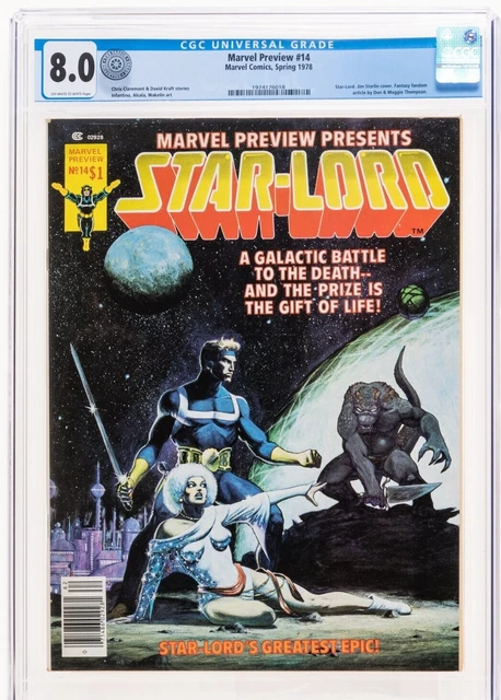 Marvel Preview #14 - THE OREGON COAST COLLECTION - CGC 8.0 Star-Lord Story!