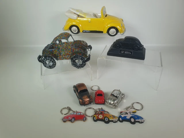 Novelty Beetle Job Lot Ceramic Money Bank, Toys, Beetle Quartz Clock Keyrings