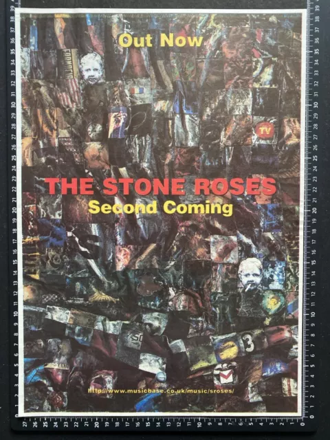 Stone Roses - Second Coming - 1994 Original Advert / Poster