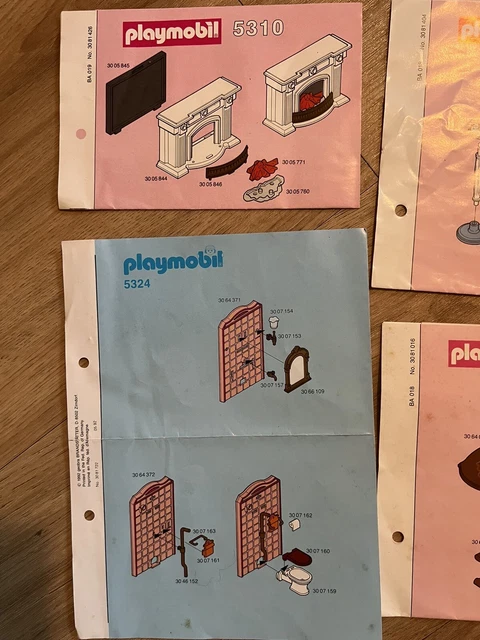  Foto zu PLAYMOBIL ANLEITUNGEN 5310, 5311, 5320, 5321, 5322 & 5324 Nostalgie 