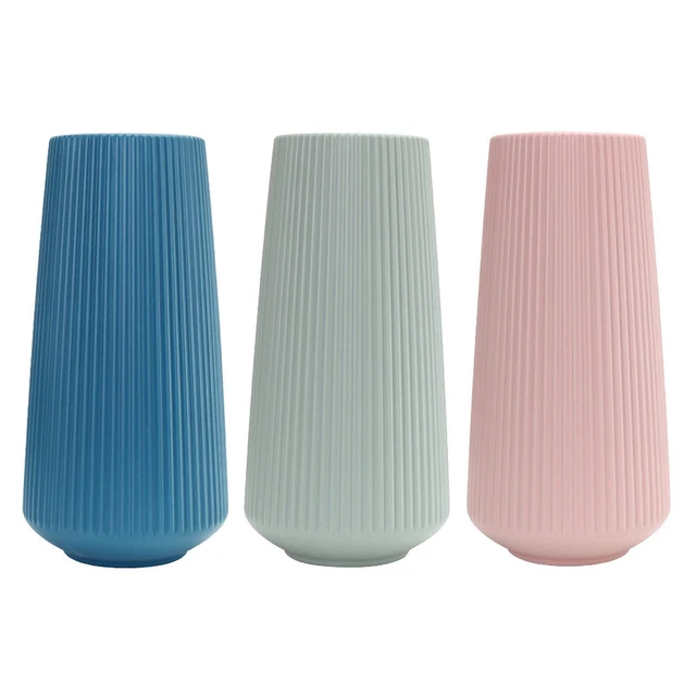Vases à Fleurs En Plastique Décor à La Maison Pièce Maîtresse Arrangement
