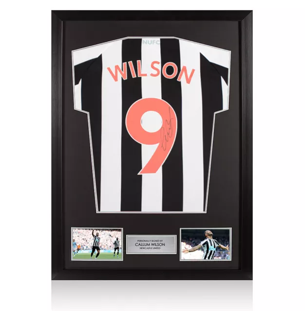 Framed Callum Wilson Signed Newcastle United Shirt - 2022-23, Number 9