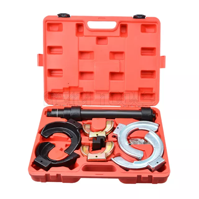 Fork Strut Coil Clamp Spring Compressor Macpherson Tool Set Kit Auto Garage Set