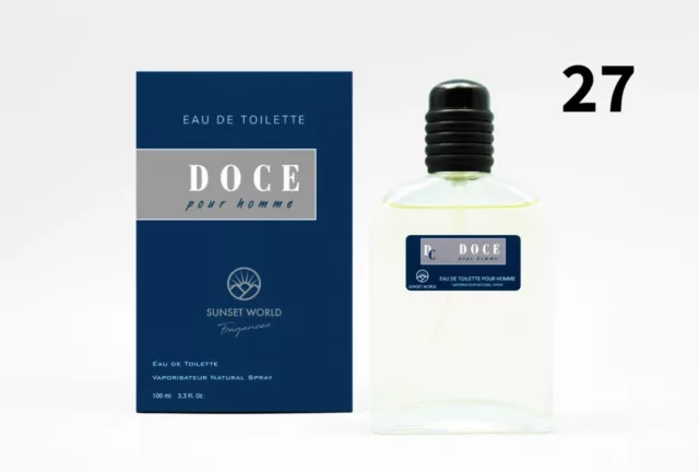 Doce Eau De Toilette Pour Homme Spray 100 ML - Sunset World Fragances