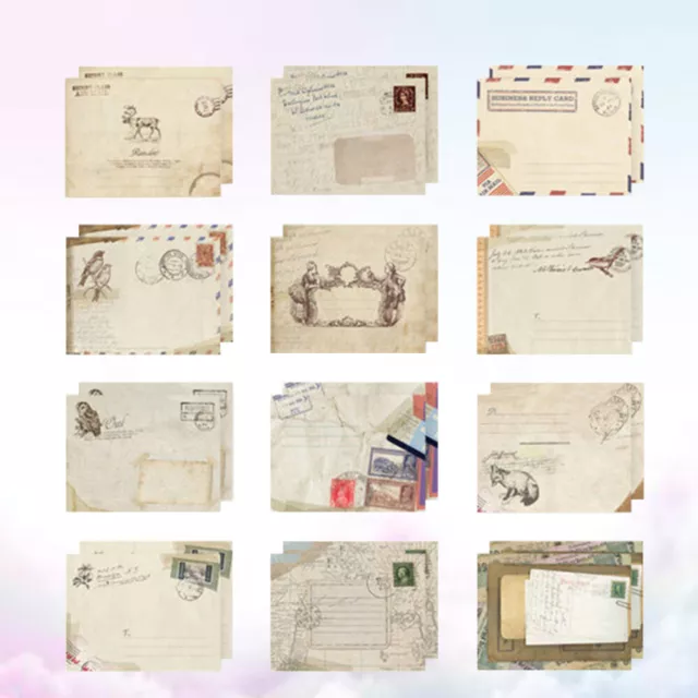 48pcs Retro Mini Envelope Small Colorful Storage Decor Envelopes for