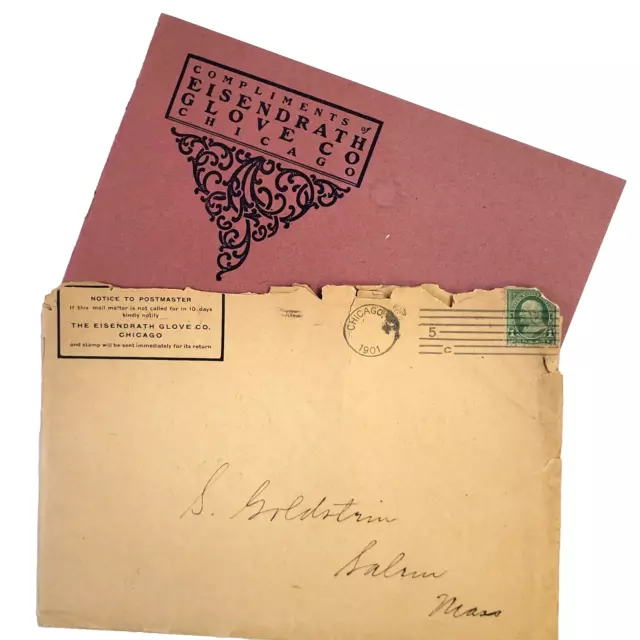 c.1901 Eisendrath Glove Co. Asbestol Sales Dealer Illustrated Catalog Price List