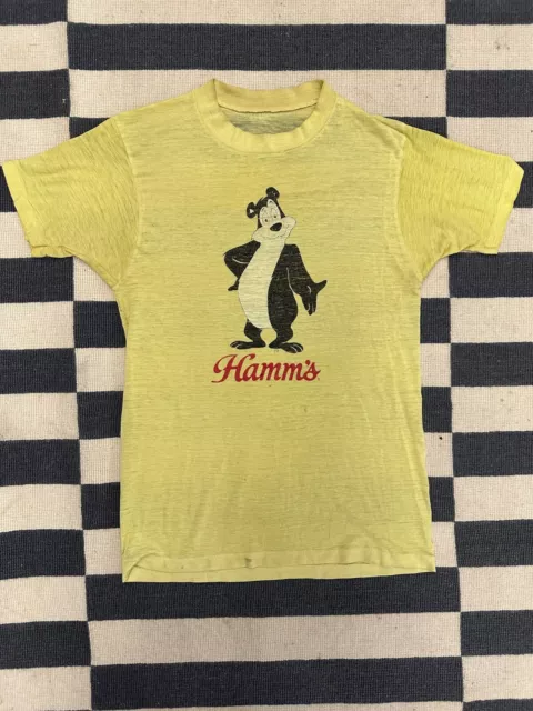 Yellow Hamms Beer Bear Rare Vintage Yellow