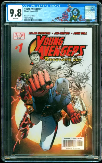 Young Avengers #1 Directors Cut Variant 1st App Appearance CGC 9.8 Marvel Comic
