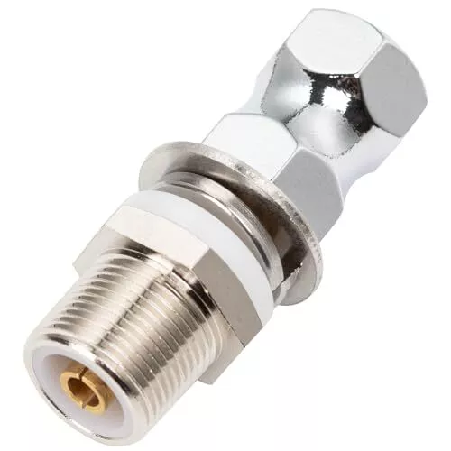 Heavy Duty SO-239 Stud Mount for CB Radio Antenna Standard 3/8 x 24 Threaded ...