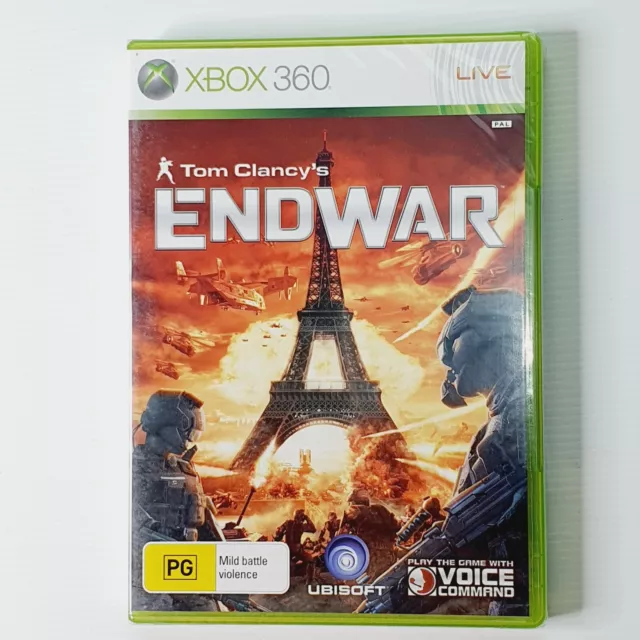 Tom Clancys End War Microsoft Xbox 360 Video Game Brand New Sealed **Rare Game