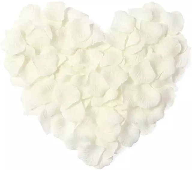 500 Ivory Silk Rose Petals Flower Table Confetti Wedding Engagement Party Decor