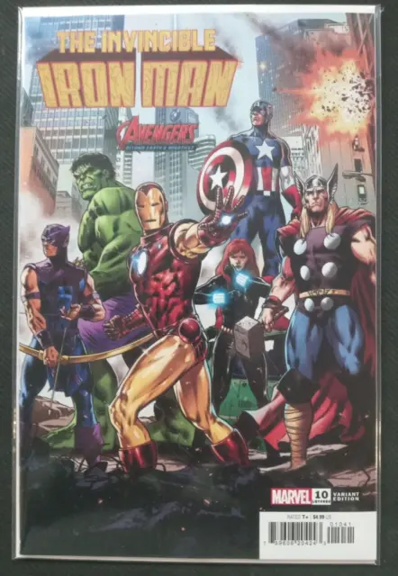 Invincible Iron Man #10 Cafu Avengers 60th Variant Marvel 2023 VF/NM Comics