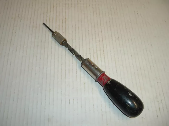 Vintage Stanley Yankee Handyman Push Drill Screwdriver No 133H Made In USA