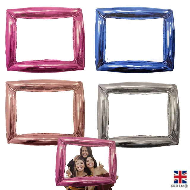 GIANT INFLATABLE PHOTO Frame Foil Reusable Balloon Selfie Booth Prop