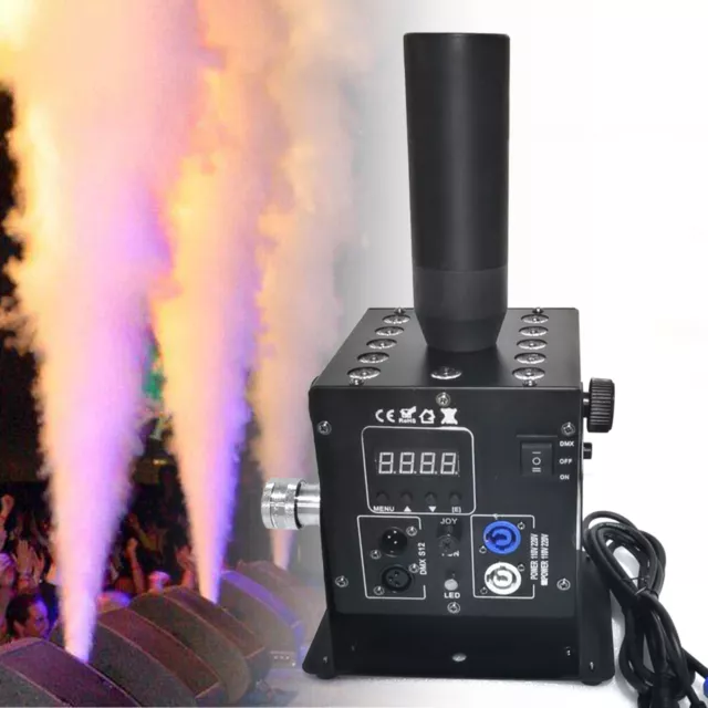 2 Pack LED CO2 Jet Smoke Machine & 6m Hose CO2 Cannon DMX Blaster DJ Disco Stag 2