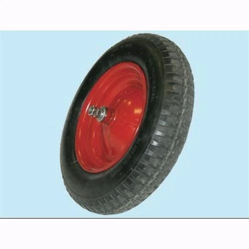 Ruota Per Carriola 3.50-8 Diametro 35 Cm Con Asse Corto 170 Mm BAKAJI - Foto 3