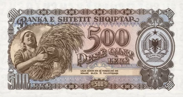 Albanien / Albania P.31a 500 Leke 1957 (1)