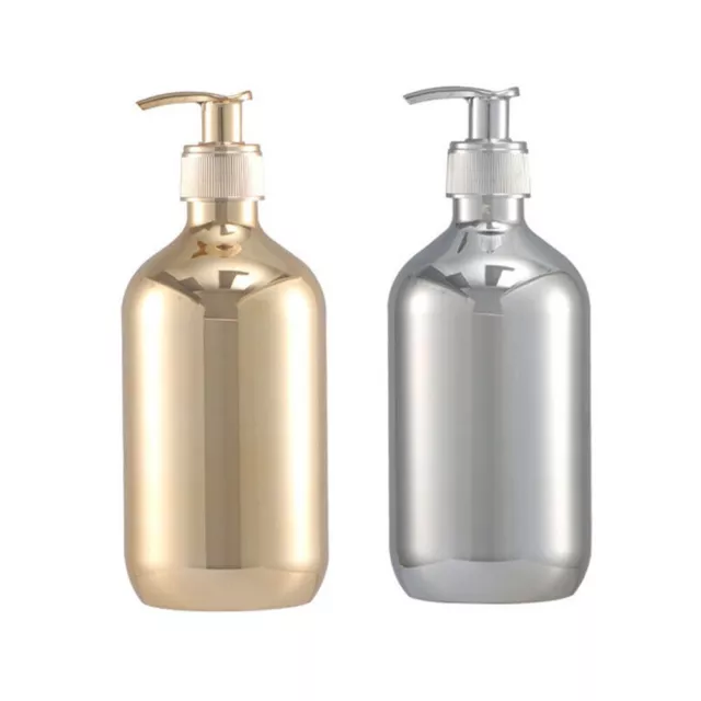 Pompa dispenser sapone liquido cromato oro 300 ml bottiglia sapone a mano bagno