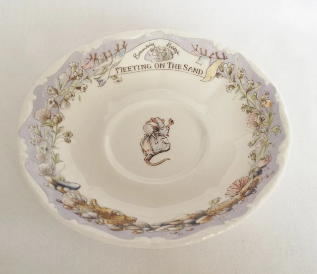 Royal Doulton Brambly Hedge Réunion sur Le Sable Thé Tasse Soucoupe