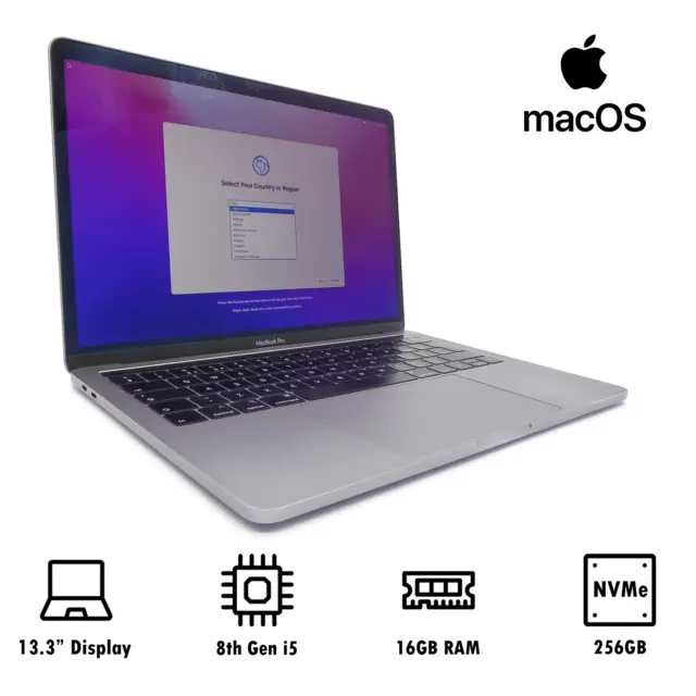 Apple MacBook Pro 15,4 A2159 13,3" 2019 Touch Bar Core i5-8257U 16 GB 256 GB NVMe
