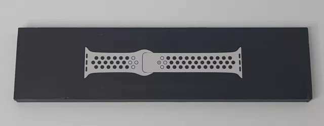 Genuine Pure Platinum Nike Sport Band for Apple Watch 40mm New Open Box