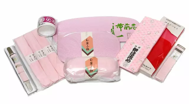 Kimono Kitsuke 11 Obi Magic Belt Makura Dressing Accessories Set japan
