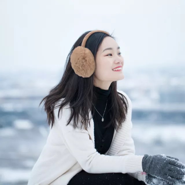 Womens Earmuffs Warm Kids Winter Warmer Cover Child Women's Fluffy