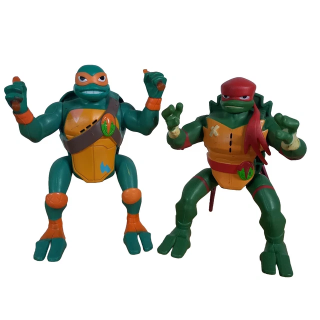 RISE OF THE Teenage Mutant Ninja Turtles Pop-up Ninja Attack Figures ...