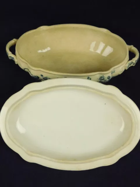 Early 1900s Crown SF&Co Stoke On Trent England Stoneware Casserole with Lid 3