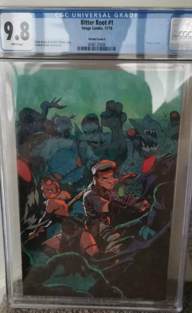 Bitter Root#1 9.8 Cgc Virgin Variant Cover E White Pages. Image Comics