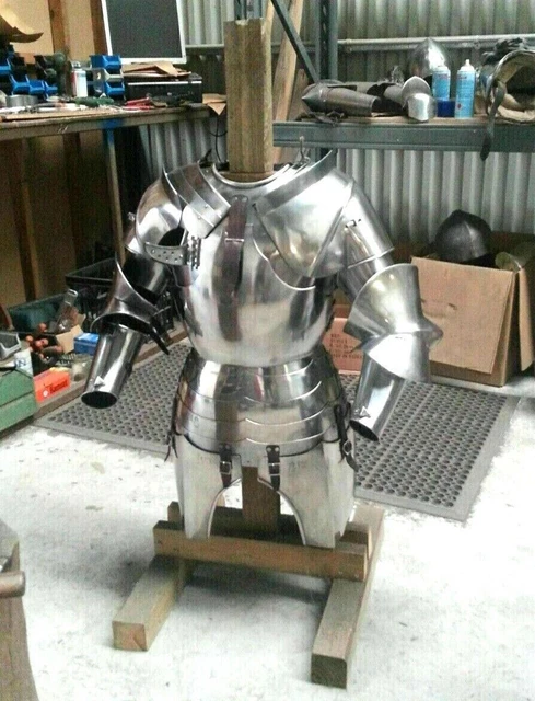 DEMI-ARMURE GOTHIQUE CUIRASSE médiévale Armure de chevalier