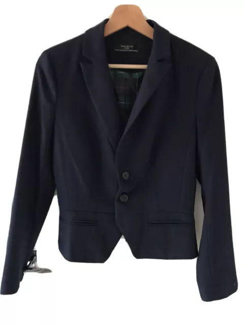 Zara Navy Blue Blazer Size M, Uk10