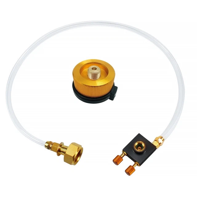 Adaptateur gaz pour tuyau cuivre 8mm vers butane et propane