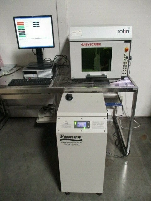 Rofin EasyScribe F20 Laser Marker, Fumex FA2P Dust Collection Cabinet, 452990